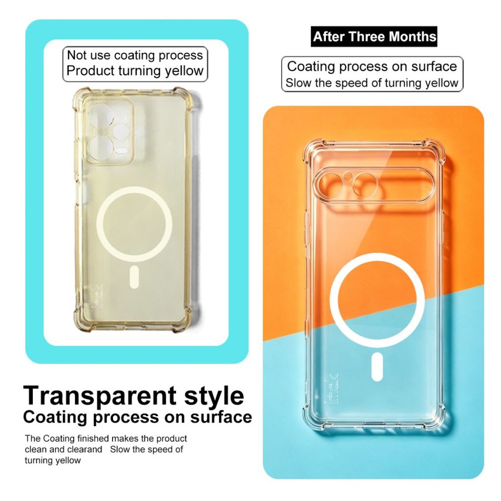 IMAK Google Pixel 11 Pro MagSafe-kompatibelt Skal - Transparent