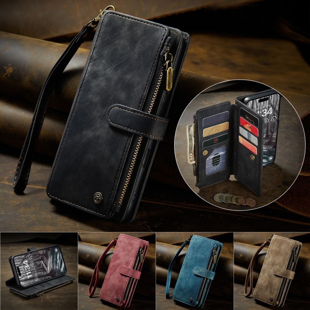 CASEME iPhone 17 Pro Max Etui med Stativ - Svart
