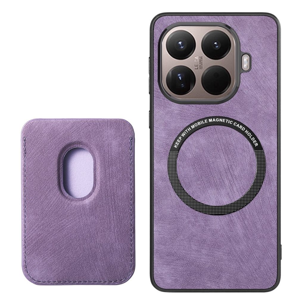 Xiaomi 17T MagSafe-kuori lompakolla - Violetti