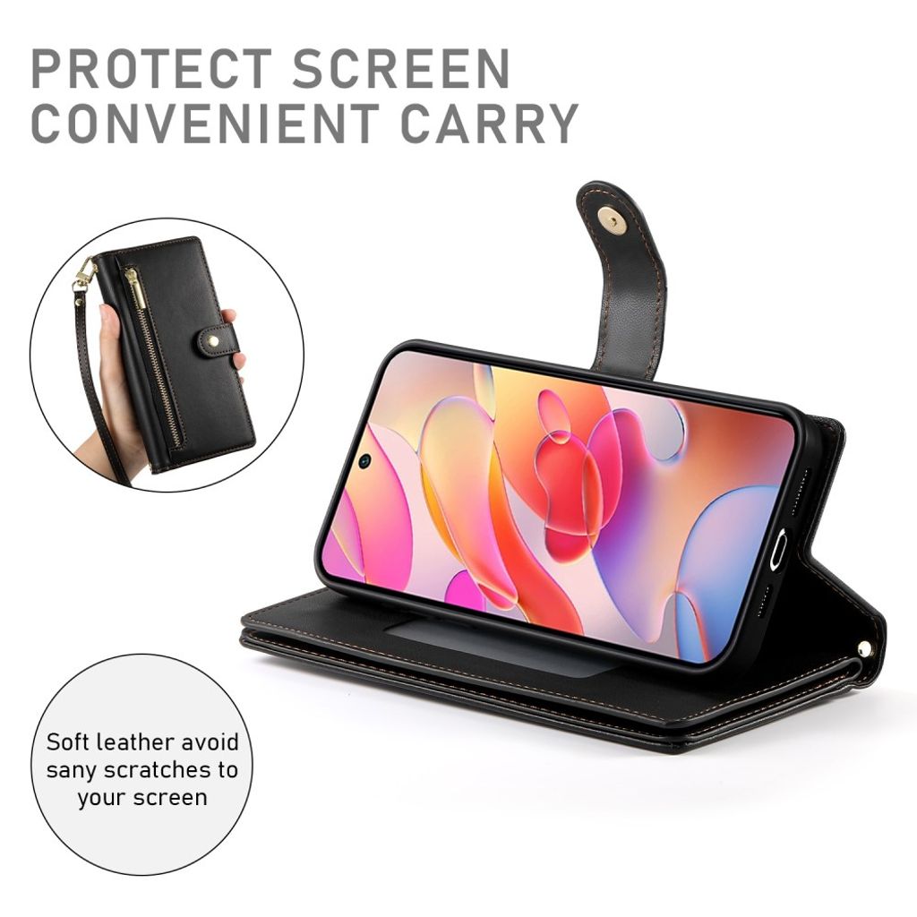 Samsung Galaxy A17 5G / A26 5G Cover with Carrying strap - Black