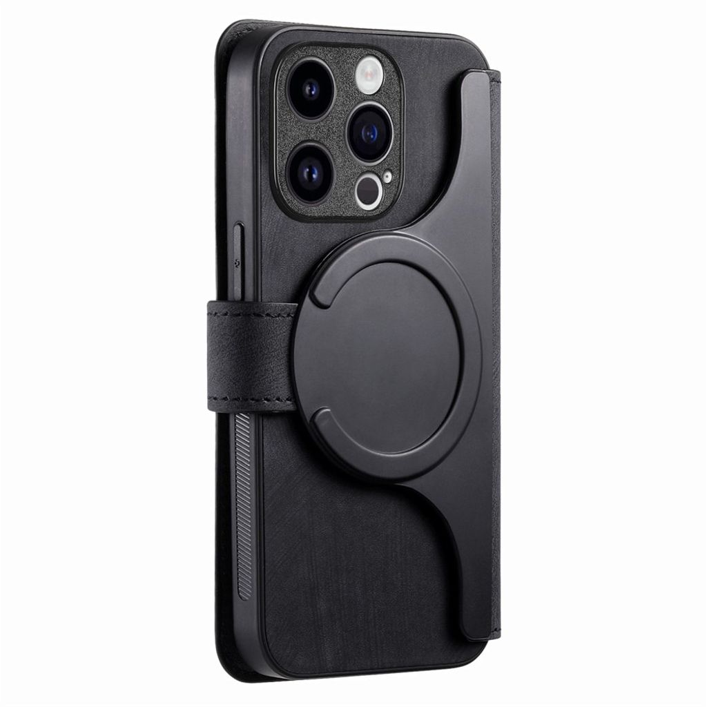 CASENEO iPhone 13 Pro Max Lompakkokotelo irrotettavalla lompakolla - Musta