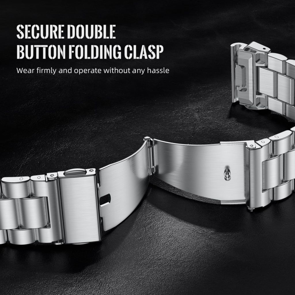 Garmin Fenix 8/Fenix E/Quatix 8/Tactix 8 osv. Klokkereim - Sølv