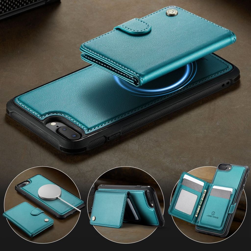 JEEHOOD iPhone 7 Plus / 8 Plus Cover med MagSafe - Grøn