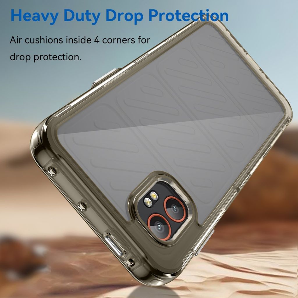 Samsung Galaxy XCover7 Pro deksel i akryl – transparent grå