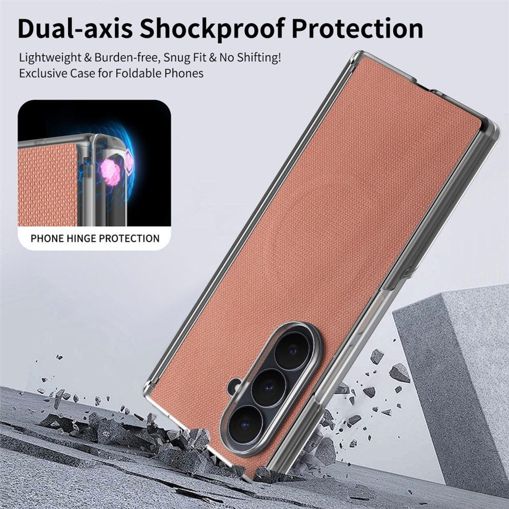 Samsung Galaxy Z Fold8 Ultra MagSafe Kuori PU-nahkaa - Ruskea