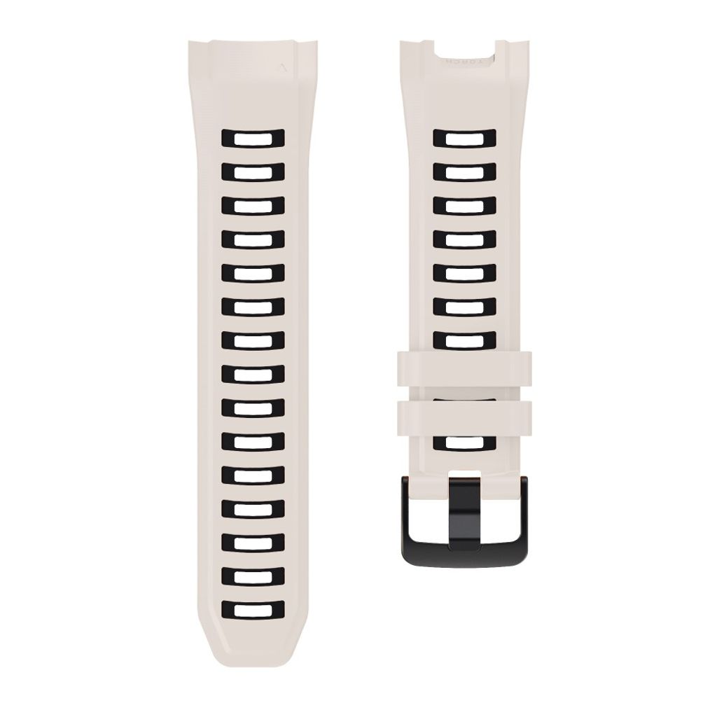 Garmin Instinct 2X Urrem Silikone – Hvid/Sort