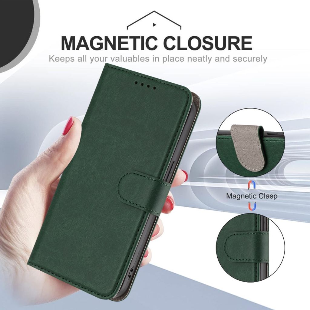 Xiaomi Redmi 15 5G Wallet Cover - Green