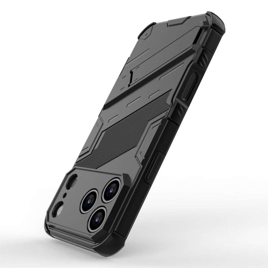 iPhone 17 Pro Max Deksel med Stativ - Svart