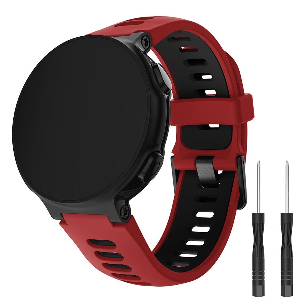 Garmin Forerunner 735XT/220/230/235/620/631 Klokkereim - Rød/Svart
