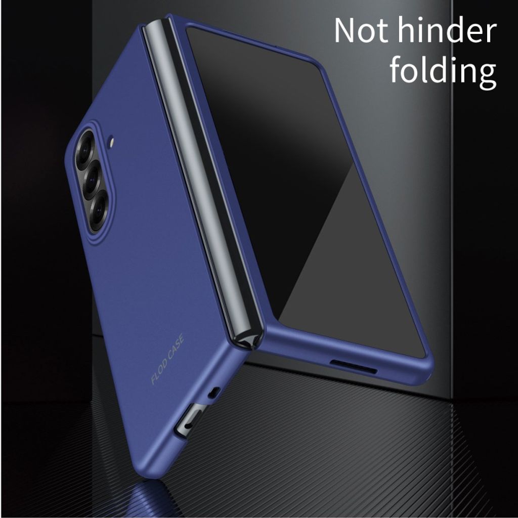 Samsung Galaxy Z Fold8 Ultra Cover med galvanisering - Blå