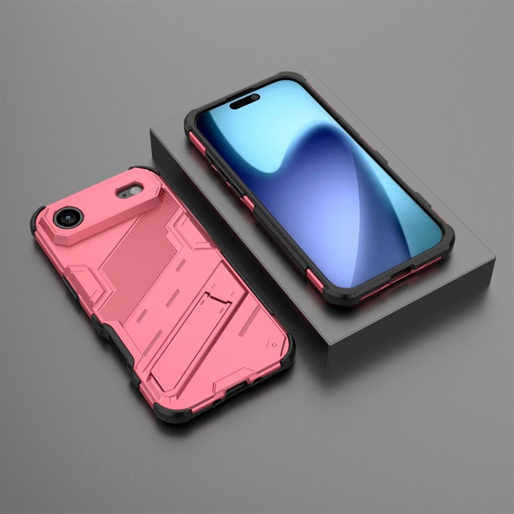 iPhone Air Cover med Stativ - Lyserød