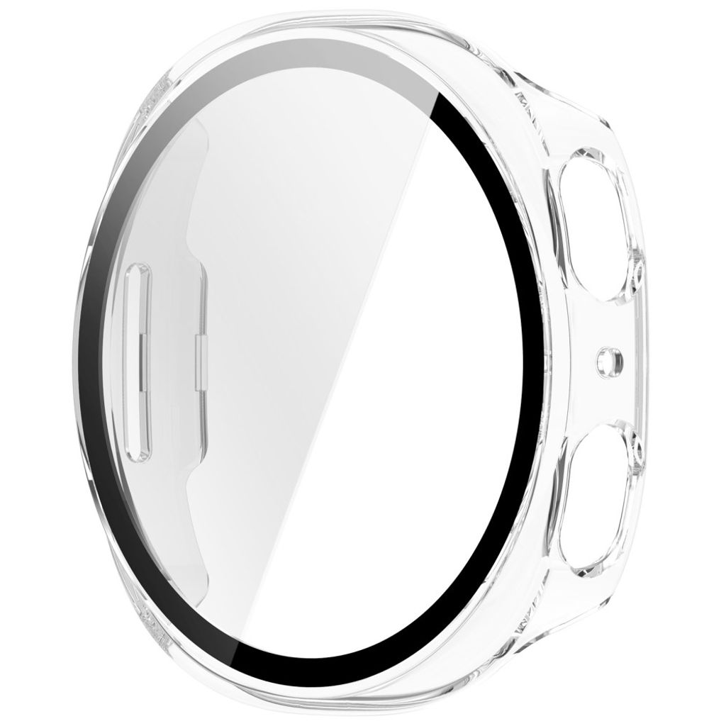 Samsung Galaxy Watch9 44mm Deksel med skjermbeskytter i glass - Gjennomsiktig