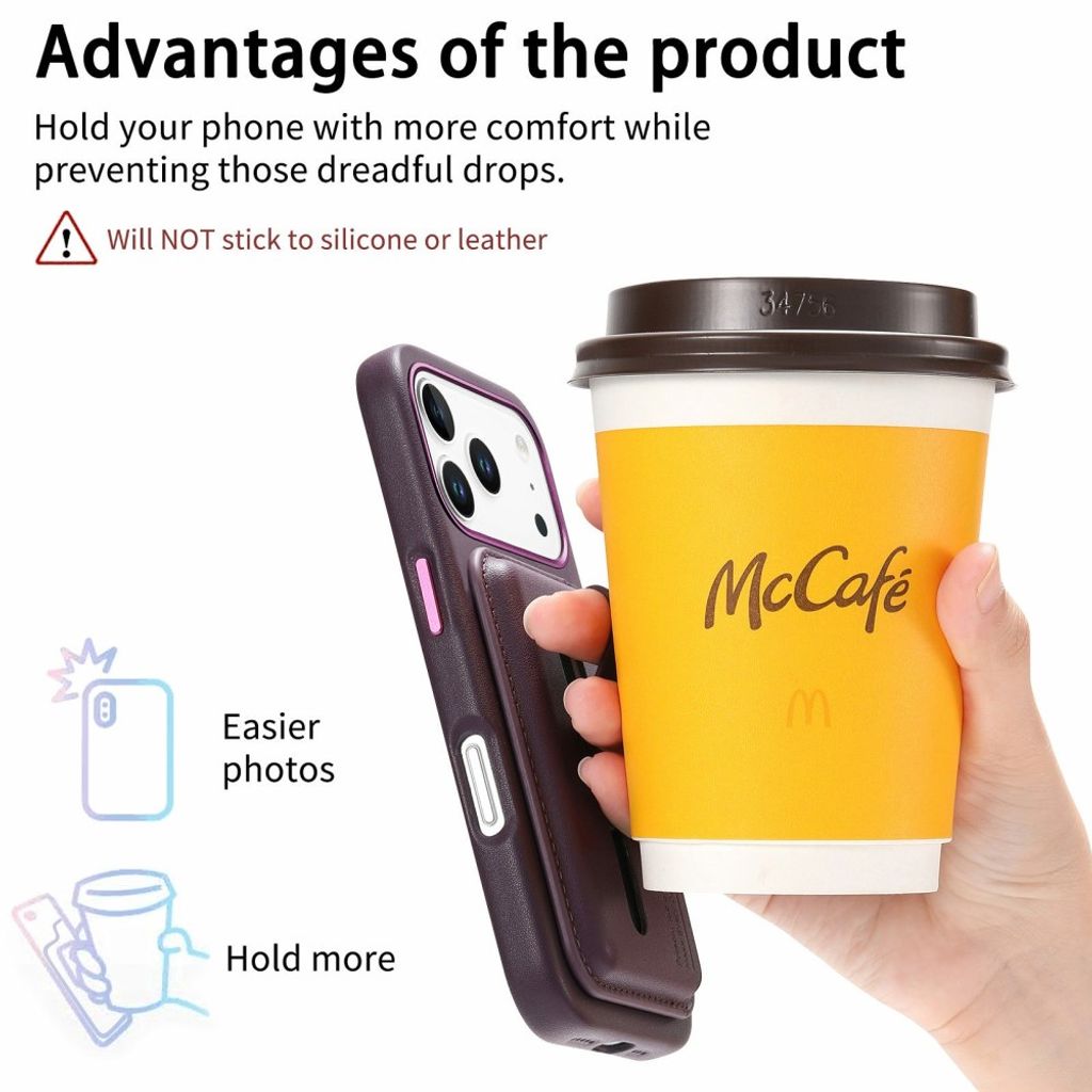 iPhone 18 Pro & iPhone 17 Pro MagSafe-kompatibelt mobilskal - Lila