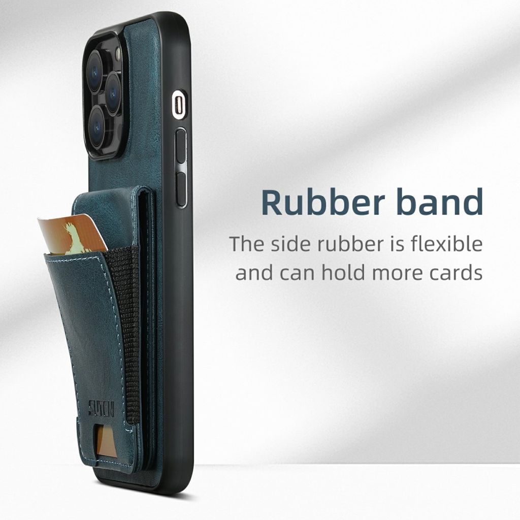 SUTENI iPhone 11 Pro Cover med Stativ - Blå