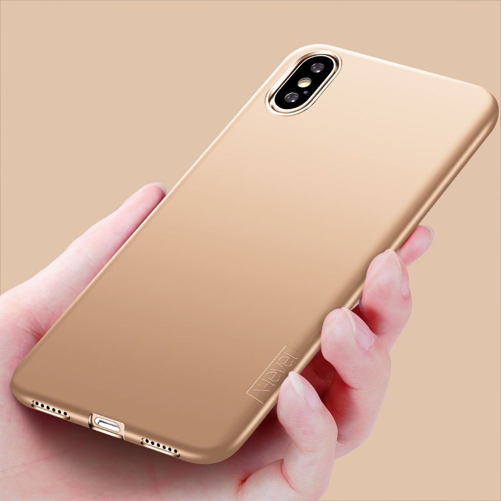 X-LEVEL iPhone XS Max Cover - Guld