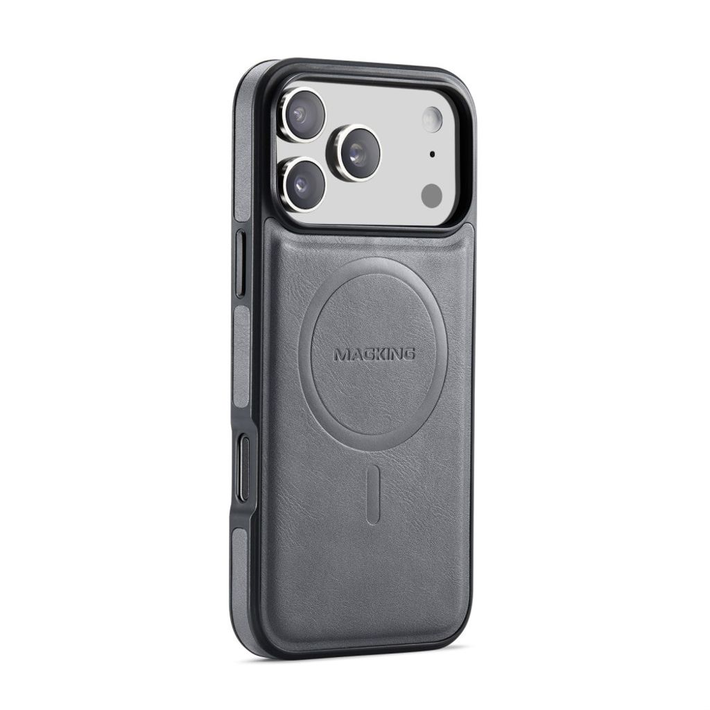 MAGKING iPhone 18 Pro Max/17 Pro Max MagSafe Kuori irrotettavalla lompakolla - Harmaa