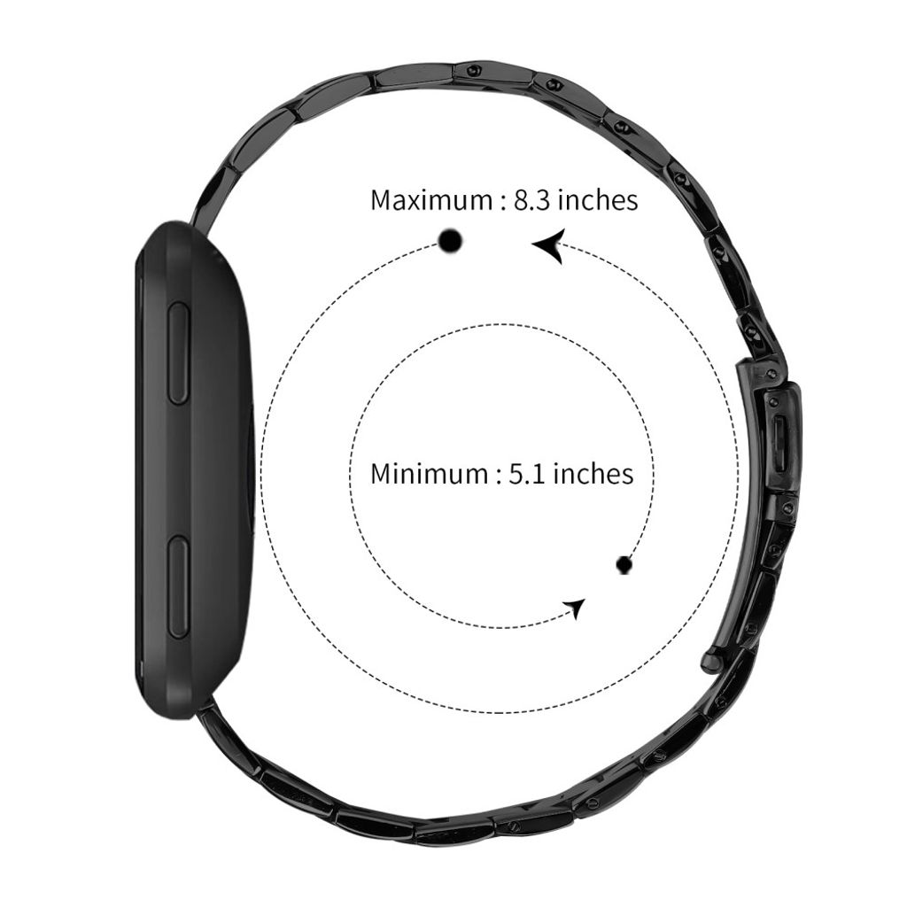 Fitbit Versa Lite/Versa 2/Versa Urrem – Sort