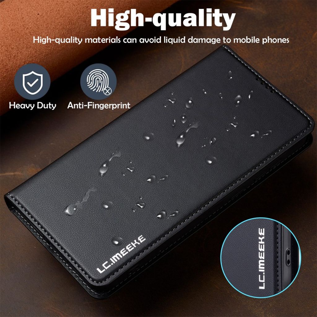 LC.IMEEKE Samsung Galaxy A17 5G Lommeboketui - Svart