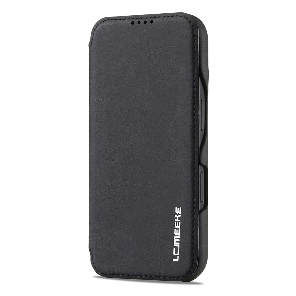 LC.IMEEKE iPhone 16 Cover with Stand - Black
