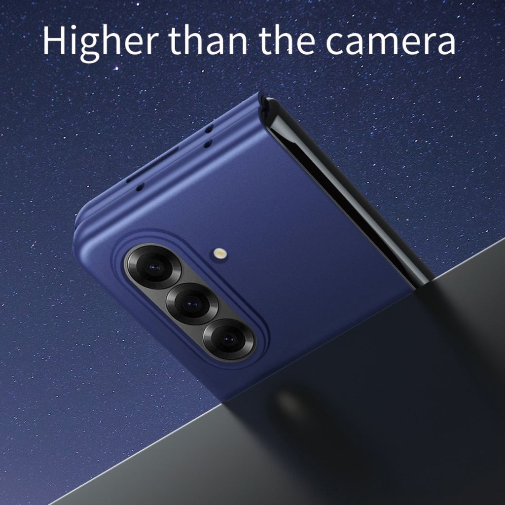 Samsung Galaxy Z Fold8 Ultra Cover med galvanisering - Blå