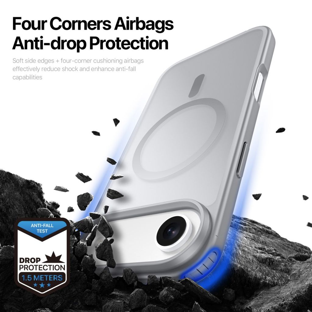 DUX DUCIS iPhone 17 Air Cover med MagSafe - Grå