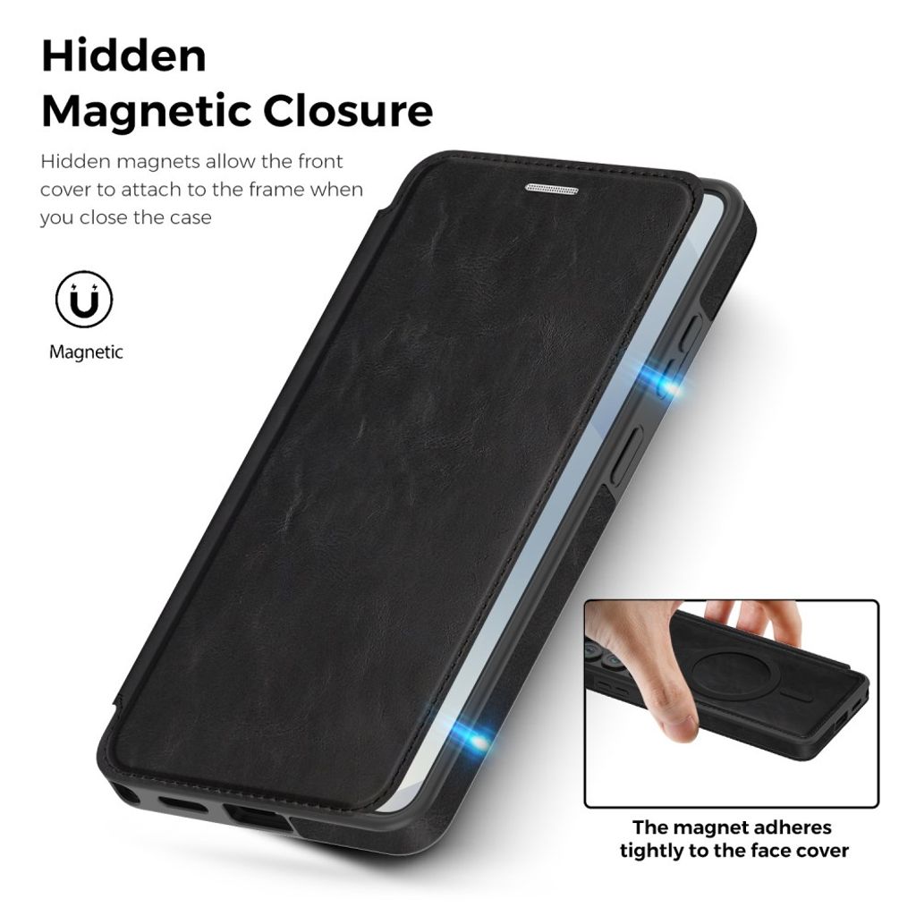 Samsung Galaxy S26 Ultra MagSafe Lompakkokotelo - Musta