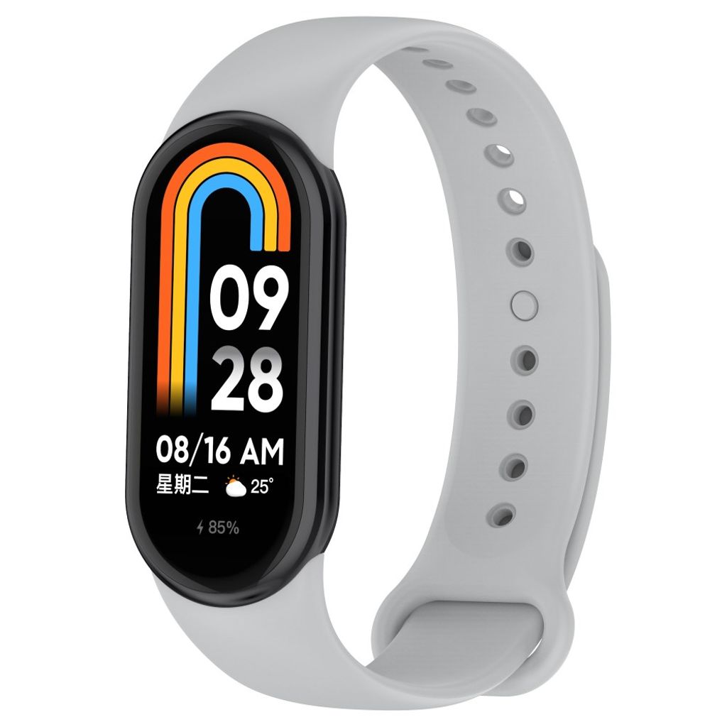 Xiaomi Smart Band 10 NFC jne. Kellonranneke, Silikoni - harmaa