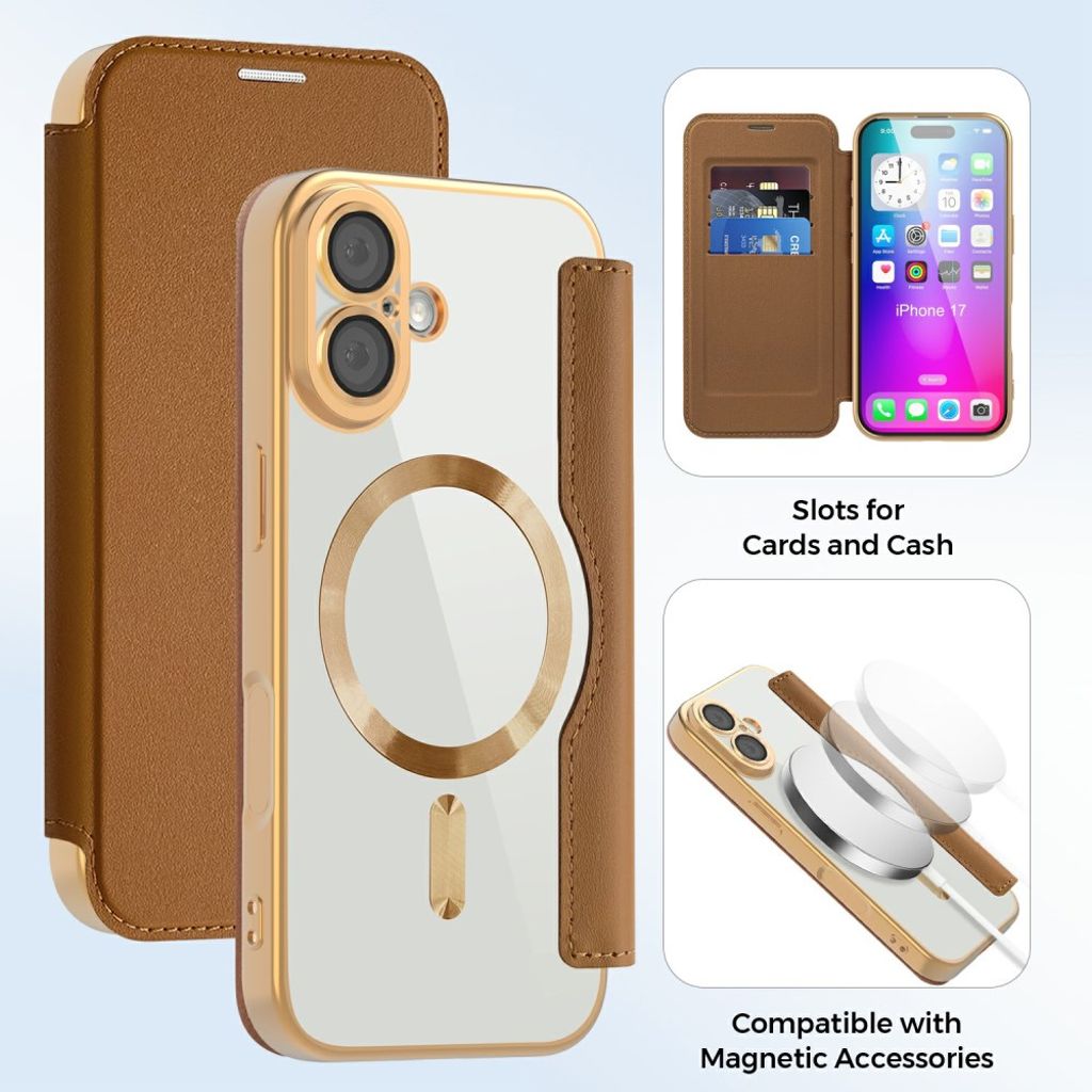 iPhone 17 Etui med MagSafe - Brun