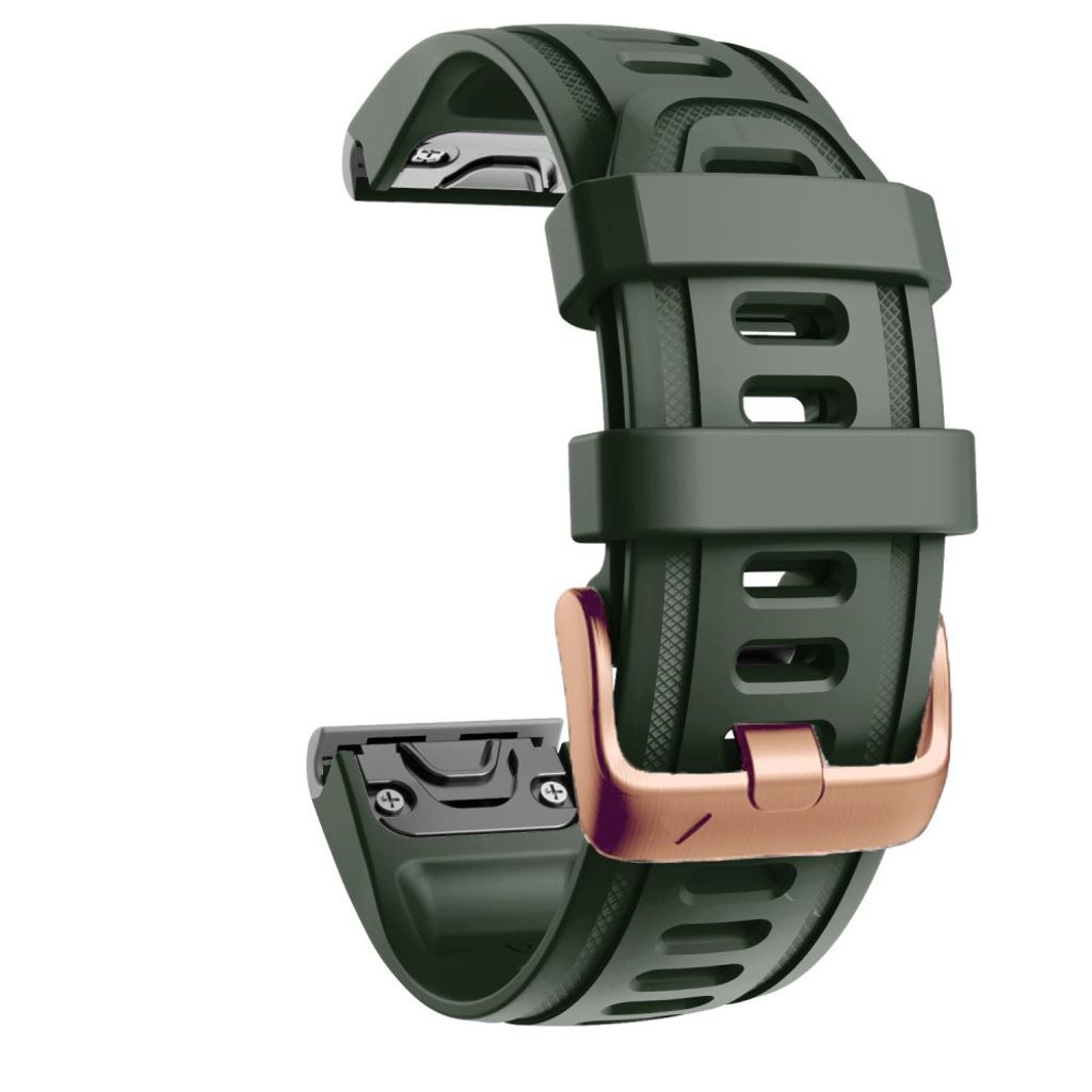 Garmin Fenix ​​​​7S/6S/5S/Instict 2 etc. Silicone Watch Strap - Green