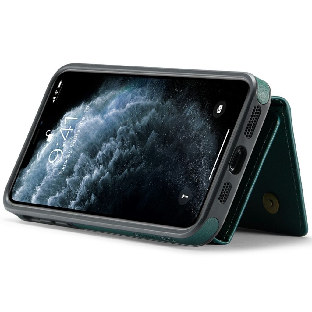 DG.MING iPhone 11 Pro Cover med Pung - Grøn