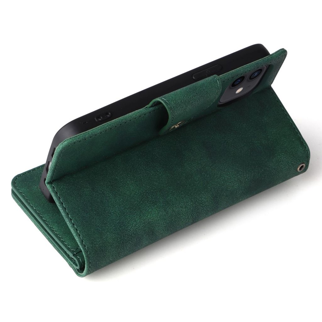 iPhone 12 Mini Cover with Stand - Green