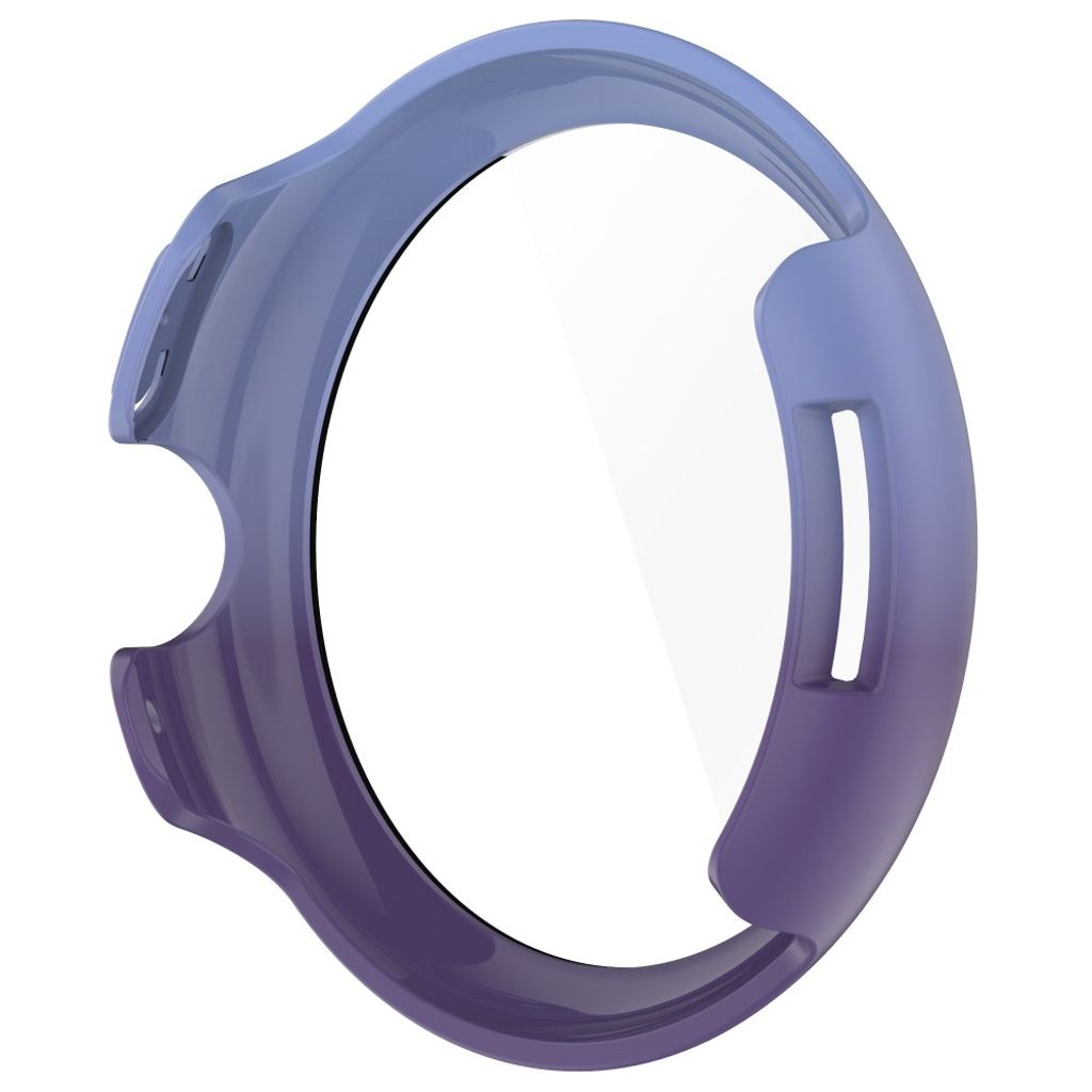 Google Pixel Watch 3 45 mmKuori, Näytönsuoja - sininen + violetti
