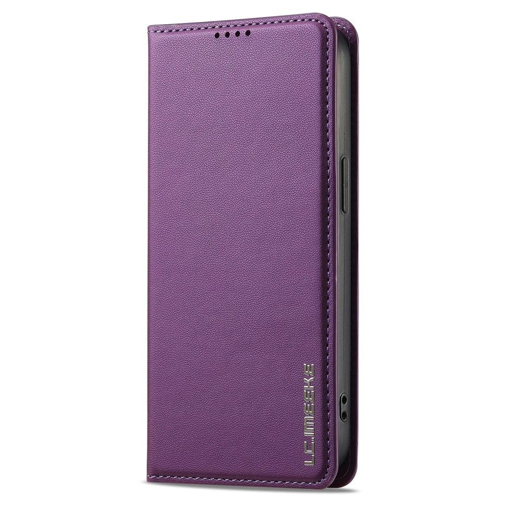 LC.IMEEKE iPhone 15 Plus Lompakkokotelo - Violetti