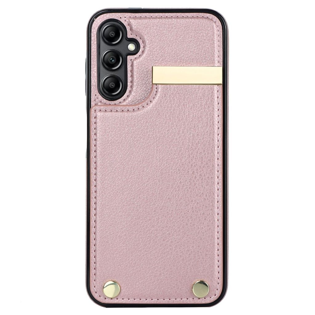 Samsung Galaxy S26 Plus Deksel med Kortholder - Rose Gull