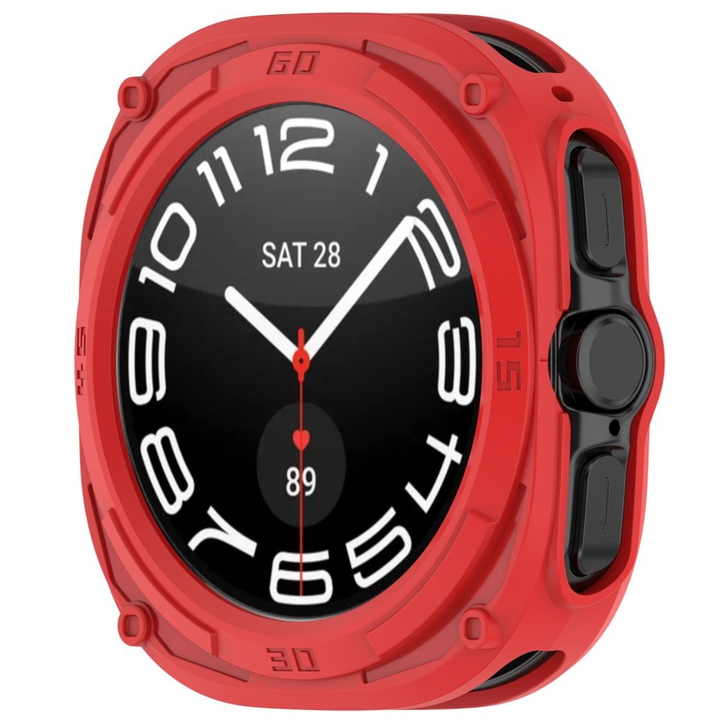 Samsung Galaxy Watch Ultra2 47mm Armor Mecha Støtsikkert Deksel - Rød