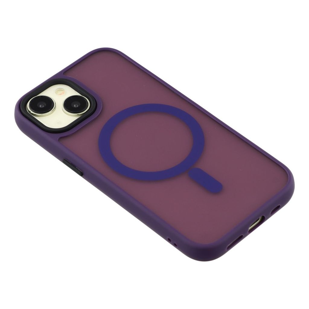 iPhone 15 Plus Kuori MagSafe - Tummanvioletti