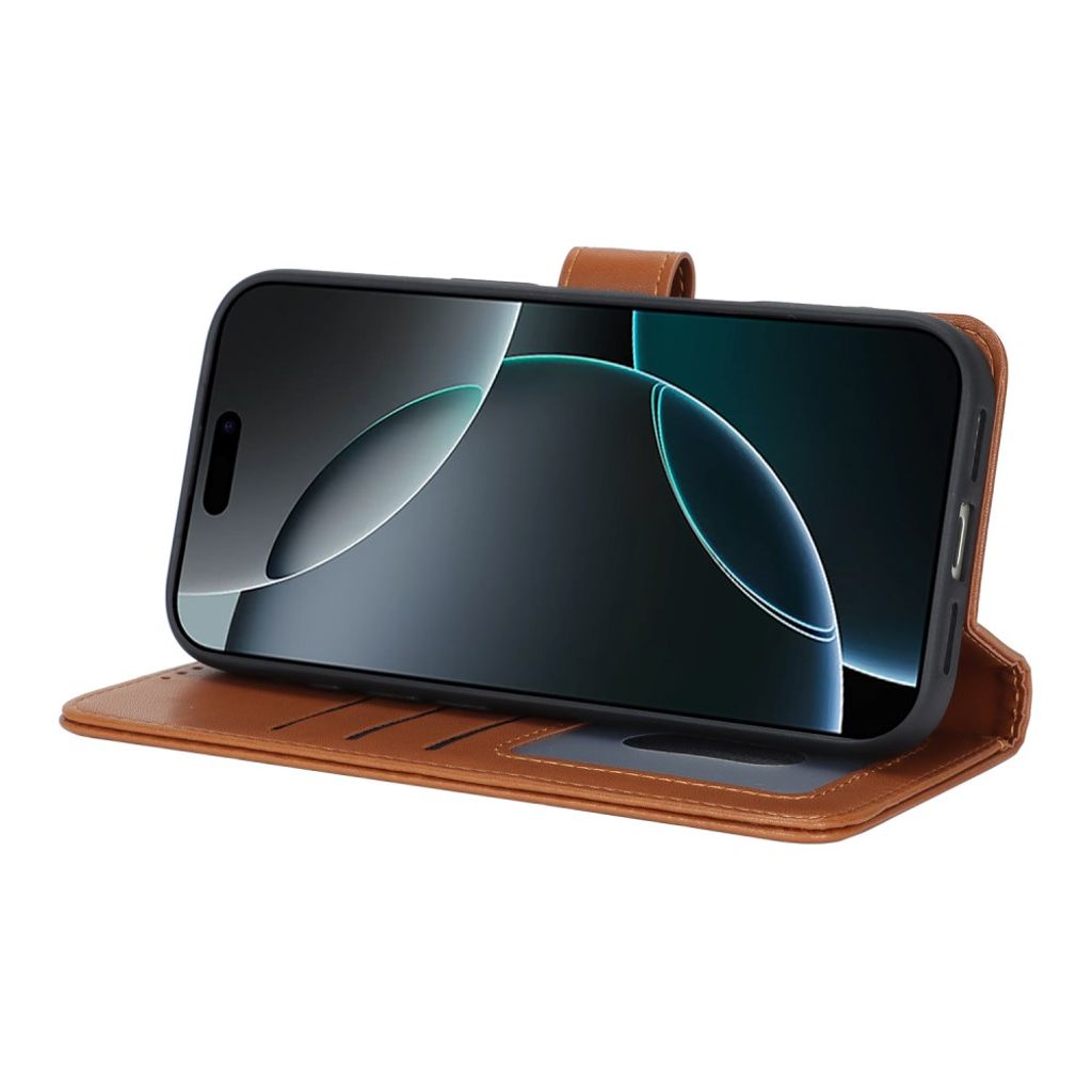 iPhone 17 Pro Max Cover with Stand - Light Brown