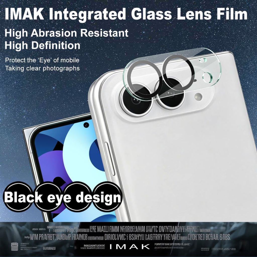 IMAK iPhone Fold herdet glasslinsebeskytter