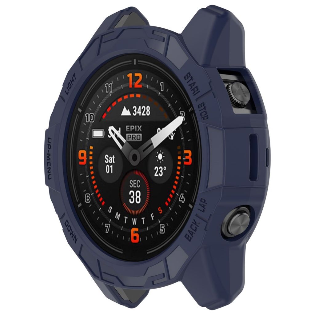 Garmin Fenix 7X Pro etc. 51mm Frame Watch Case - Midnight Blue