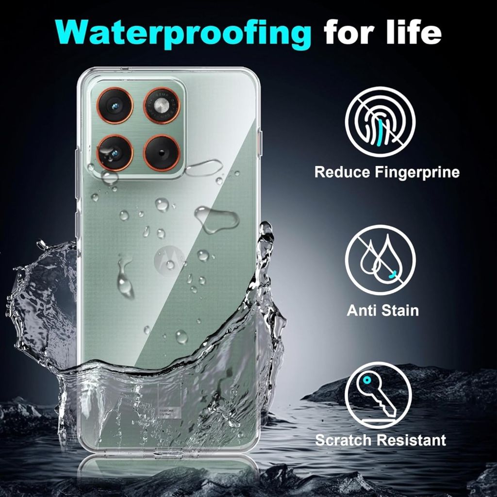 Motorola Edge 70 5G TPU Skal + Skärmskydd - Transparent