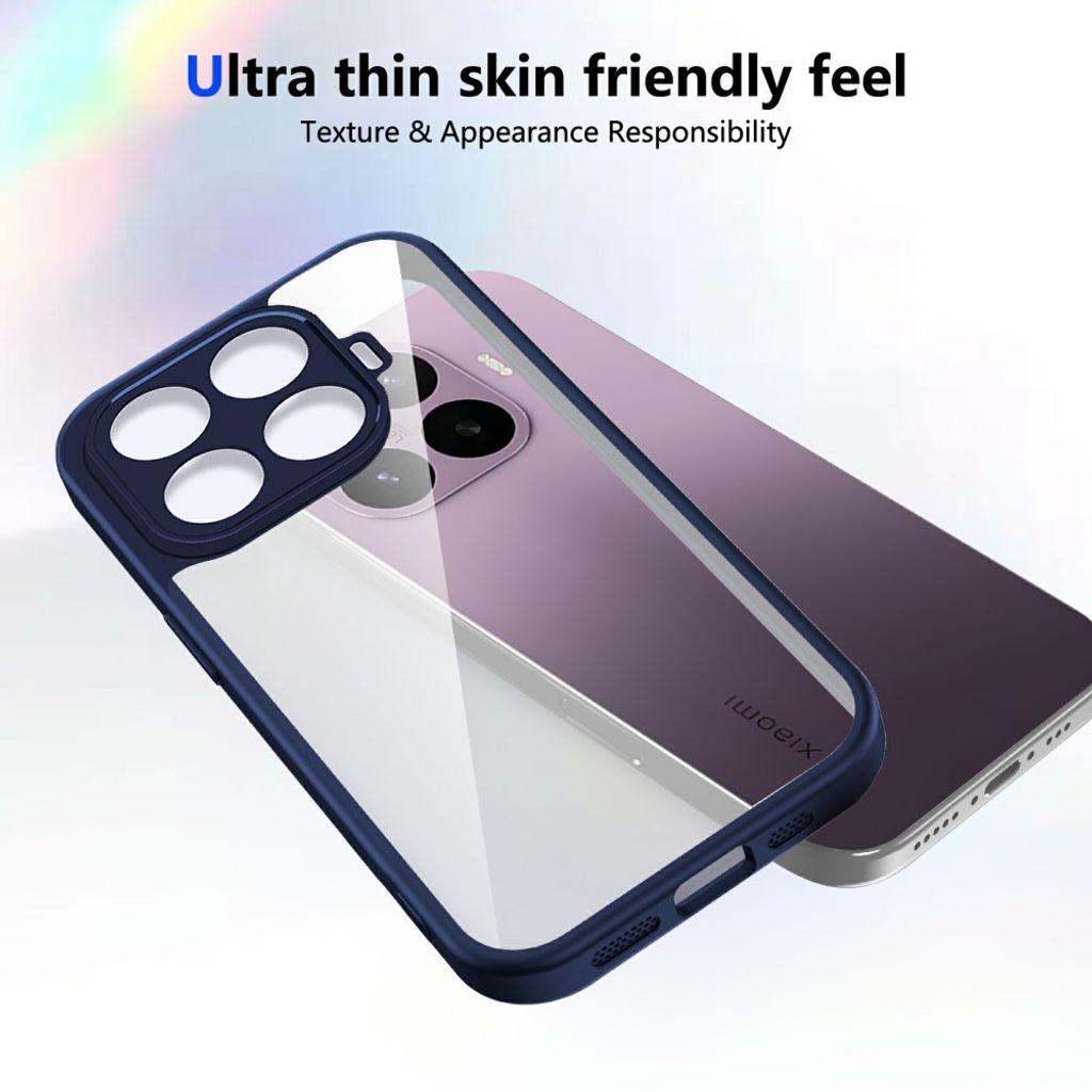 Xiaomi 17T Läpinäkyvällä takaosalla varustettu kuori - Sininen