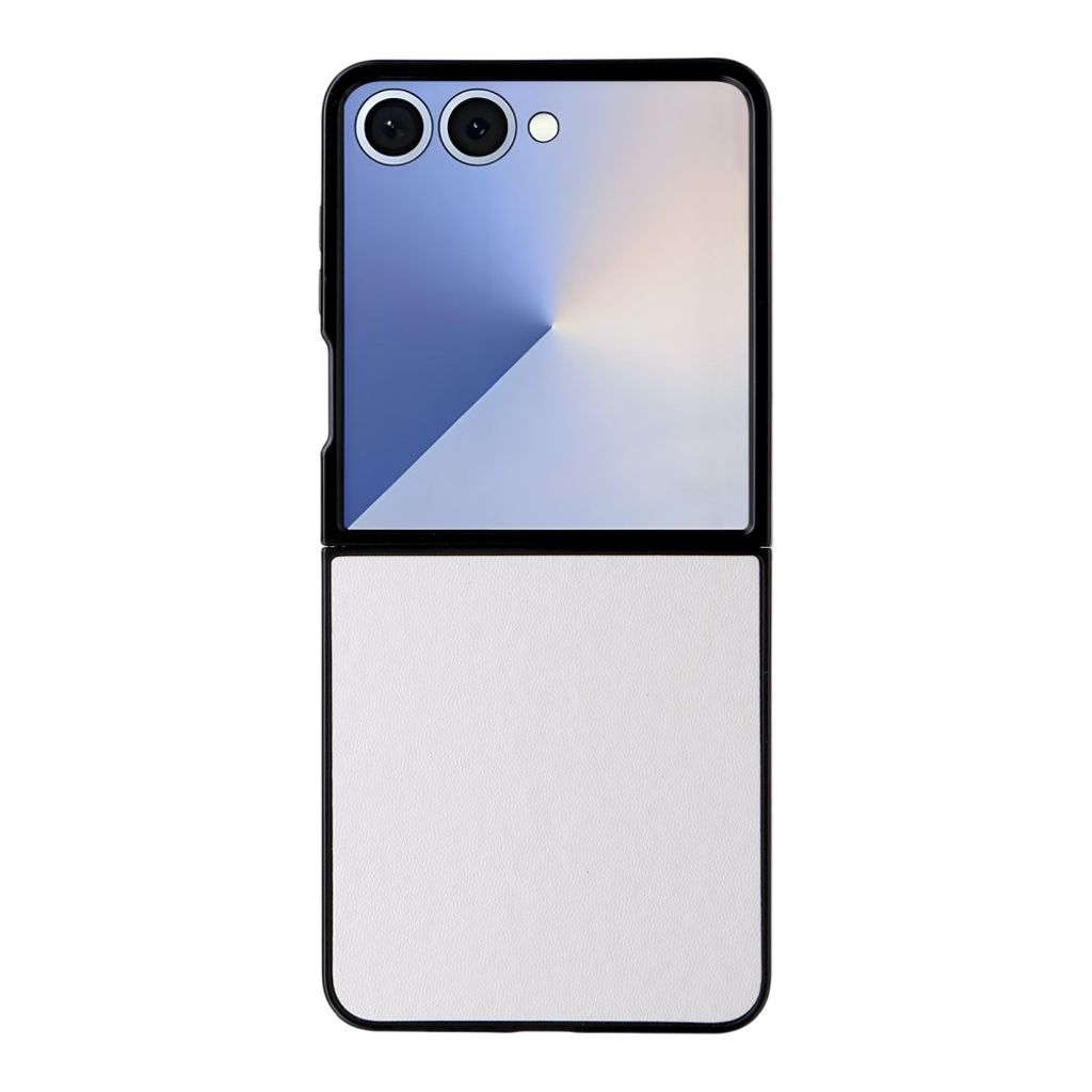 Samsung Galaxy Z Flip7 5G cover i PU-læder - Hvid