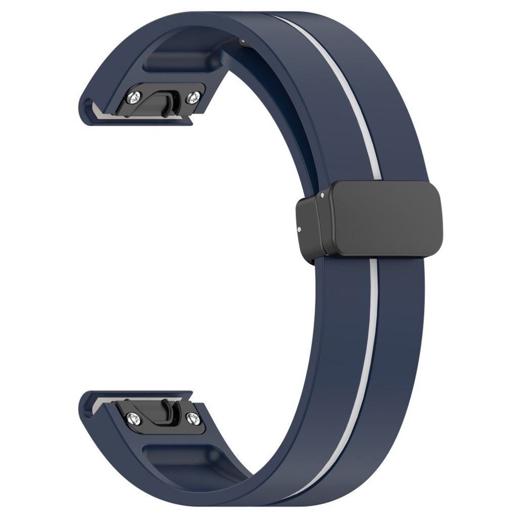 Garmin Fenix 8 51mm Klockarmband i Silikon - Blå, Vit