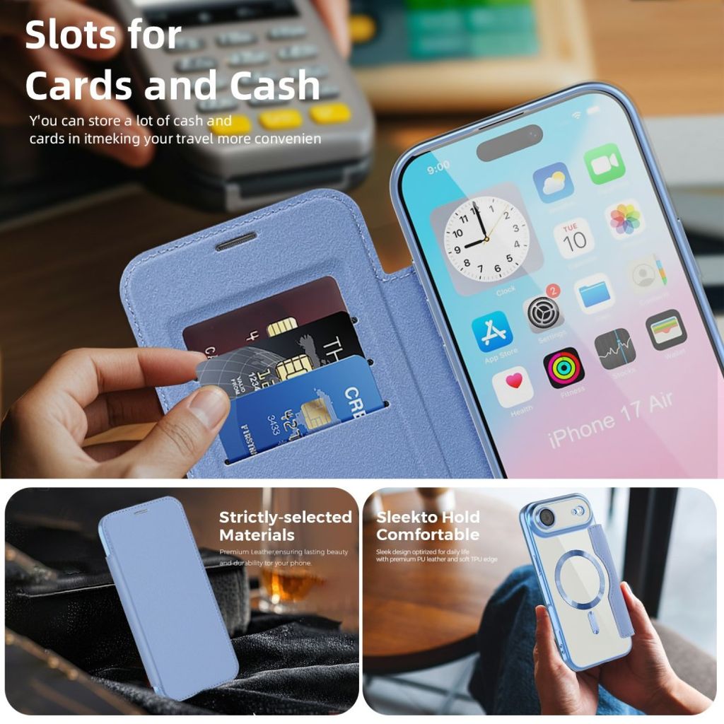 iPhone Air MagSafe-kotelo - Sininen