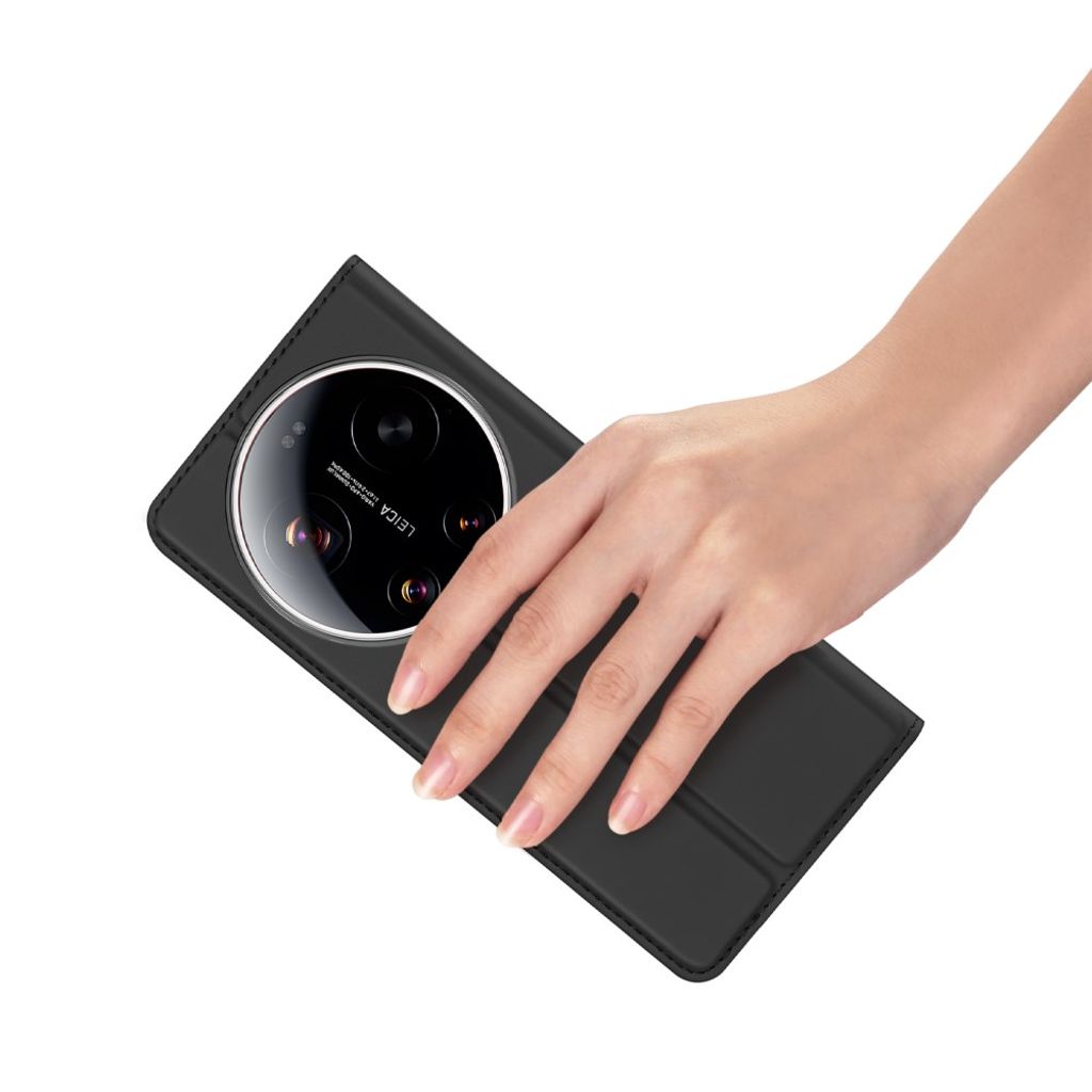 DUX DUCIS Xiaomi 17 Ultra 5G Lommeboketui Kortholder - Svart