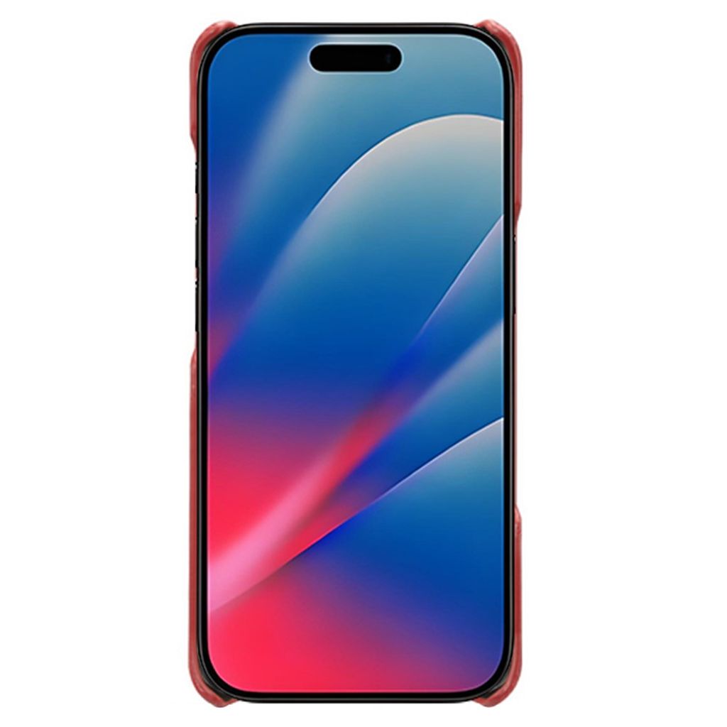 iPhone 18 Pro Max/17 Pro Max Kuori PU-nahkaa - Punainen