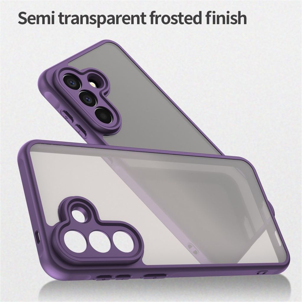 Samsung Galaxy A57 5G Deksel Frostet Gjennomsiktig - Lilla