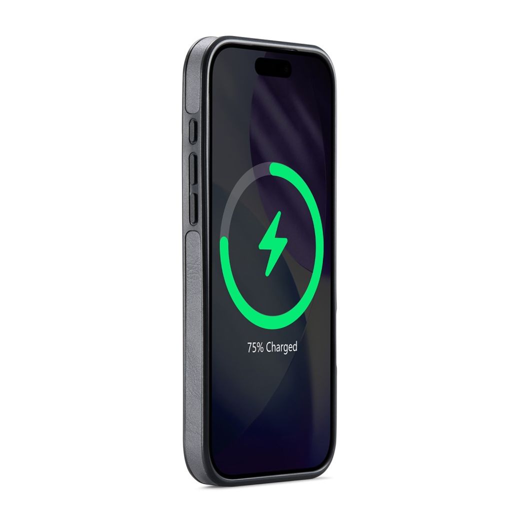 MAGKING K1 iPhone 18 Pro / 17 Pro MagSafe Skal i PU-läder - Grå