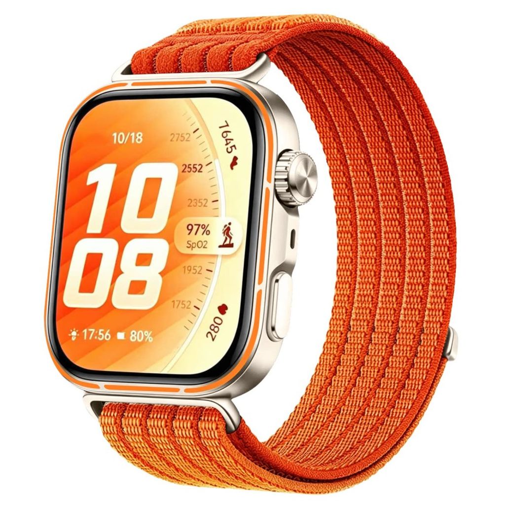 Huawei Watch Fit 5/5 Pro/4/4 Pro/3 Urrem i nylon - Orange