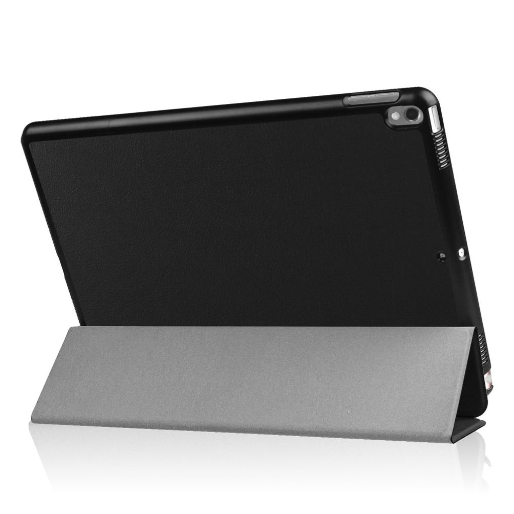 iPad Pro/Air 10.5" Tri-Fold Fodral i PU-läder – Svart